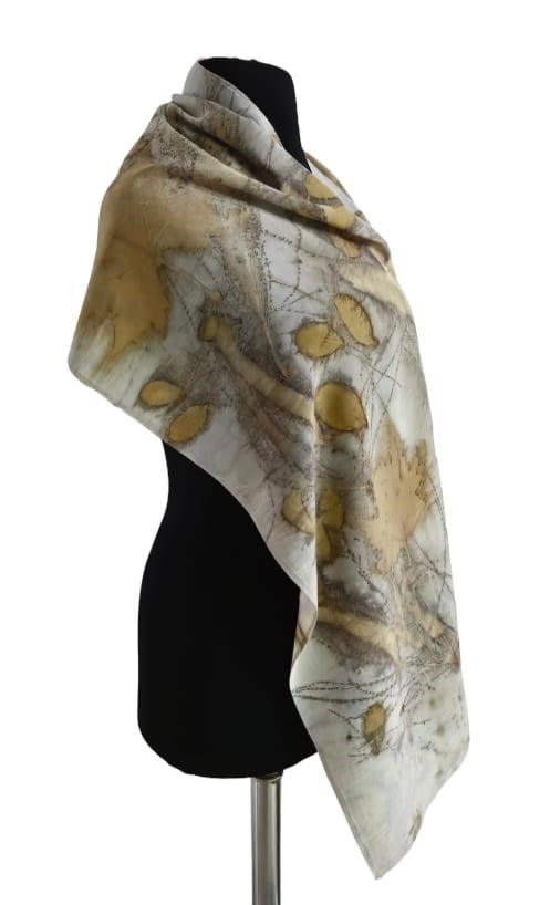 Ekolojik%20Baskılı%20%100%20İpek%20Saten%20Kumaş%20%20(130x45%20cm)%20
